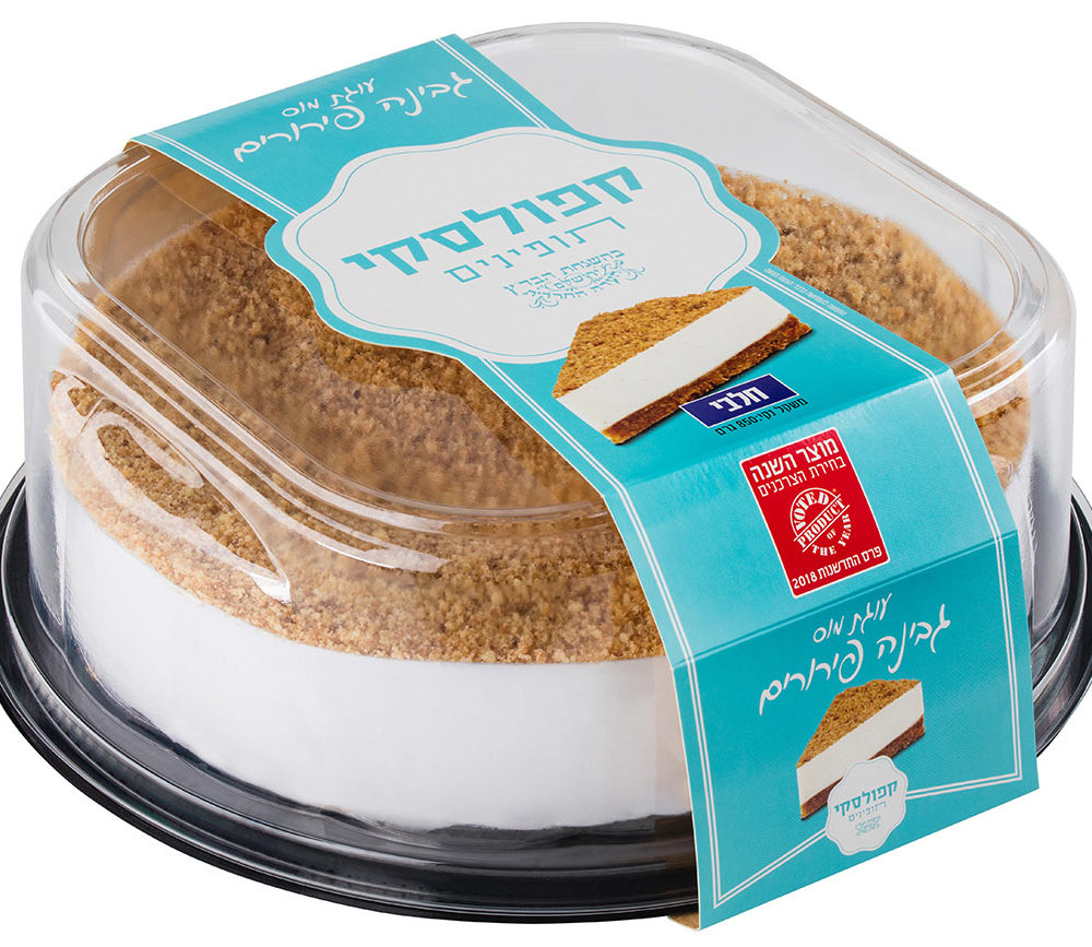 צילום עוגת גבינה פירורים